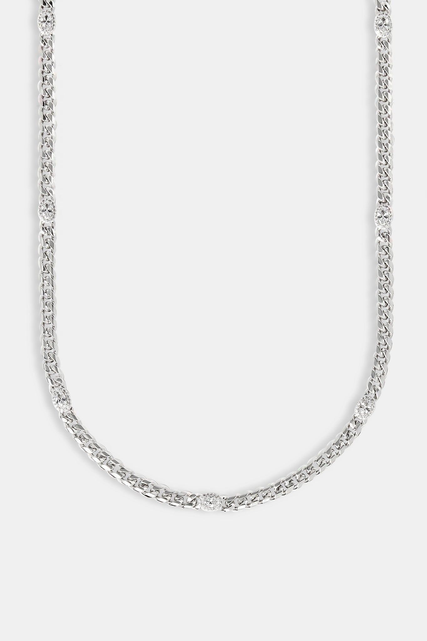 Iced Gemstone Miami Cuban Chain - 5mm